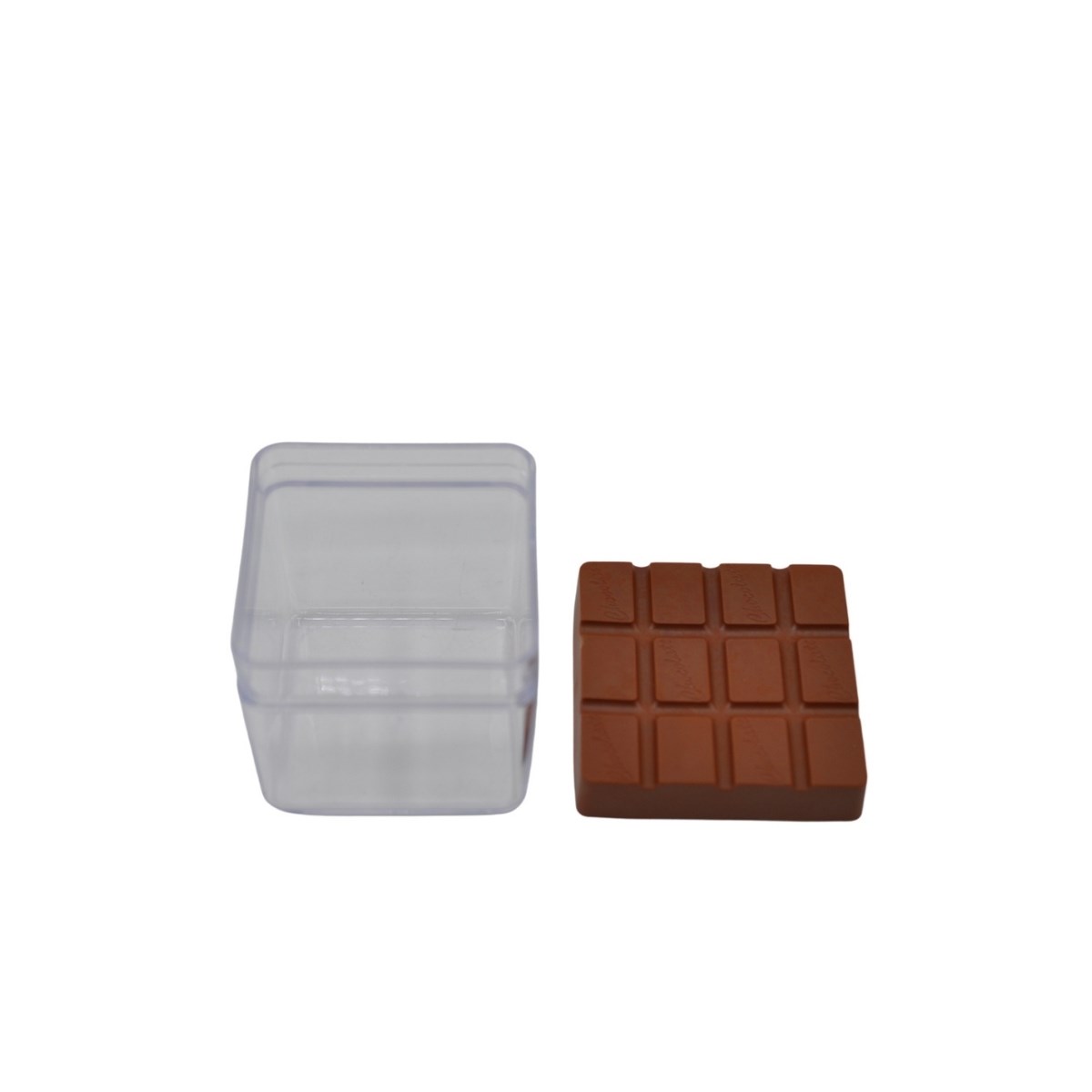 Buffer 2'li Çikolata Kapaklı Cam Saklama Kabı Dekoratif Saklama Kutusu