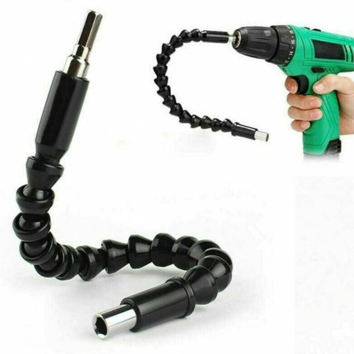 29cm Flexible Extension Bit holder Tool with Magnet For Screwdriver Drill UK 